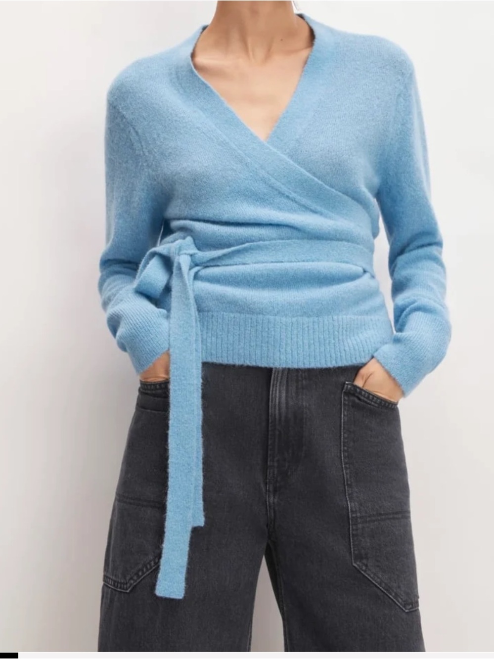 Everlane Light the alpaca wrap Sweater